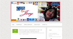Desktop Screenshot of colmejoey.com